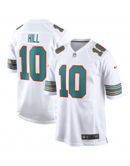 Men's Miami Dolphins Tyreek Hill Nike White Alternate Game Jersey