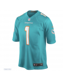 Men's Miami Dolphins Tua Tagovailoa Nike Aqua Player Game Jersey