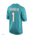 Men's Miami Dolphins Tua Tagovailoa Nike Aqua Player Game Jersey