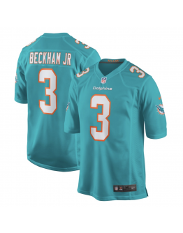 Men's Miami Dolphins Odell Beckham Jr. Nike Aqua Game Jersey