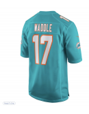 Youth Miami Dolphins Jaylen Waddle Nike Aqua Game Jersey