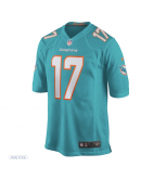 Youth Miami Dolphins Jaylen Waddle Nike Aqua Game Jersey