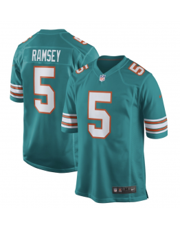 Men's Miami Dolphins Jalen Ramsey Nike Aqua Alternate Game Jersey