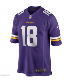 Men's Minnesota Vikings Justin Jefferson Nike Purple Player Game Jersey