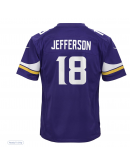 Youth Minnesota Vikings Justin Jefferson Nike Purple Game Jersey