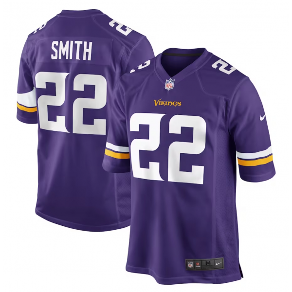 Men's Minnesota Vikings Harrison Smith Nike Purple Game Jersey