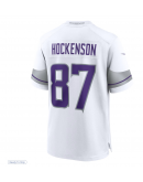 Men's Minnesota Vikings T.J. Hockenson Nike White Alternate Game Player Jersey