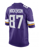 Men's Minnesota Vikings T.J. Hockenson Nike Purple Game Player Jersey