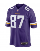 Men's Minnesota Vikings T.J. Hockenson Nike Purple Game Player Jersey