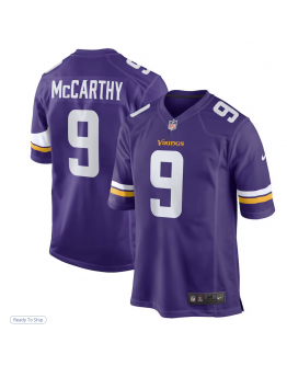 Men's Minnesota Vikings J.J. McCarthy Nike Purple Player Game Jersey