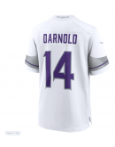 Men's Minnesota Vikings Sam Darnold Nike White Alternate Game Player Jersey