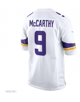 Men's Minnesota Vikings J.J. McCarthy Nike White Game Jersey