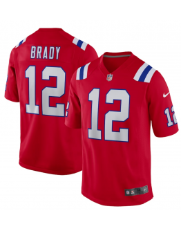 Men's New England Patriots Tom Brady Nike Red Retired Game Jersey