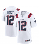 Men's New England Patriots Tom Brady Nike White Retired Game Jersey