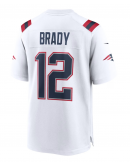 Men's New England Patriots Tom Brady Nike White Retired Game Jersey