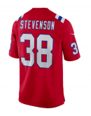 Men's New England Patriots Rhamondre Stevenson Nike Red Alternate Game Player Jersey