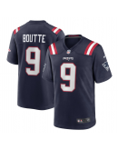 Men's New England Patriots Kayshon Boutte Nike Navy Game Jersey