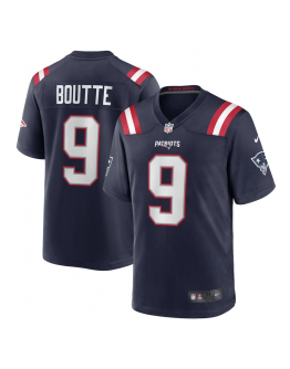 Men's New England Patriots Kayshon Boutte Nike Navy Game Jersey