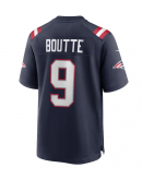 Men's New England Patriots Kayshon Boutte Nike Navy Game Jersey