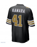 Men's New Orleans Saints Alvin Kamara Nike Black Alternate Game Jersey