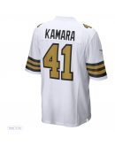 Men's New Orleans Saints Alvin Kamara Nike White Alternate Game Jersey