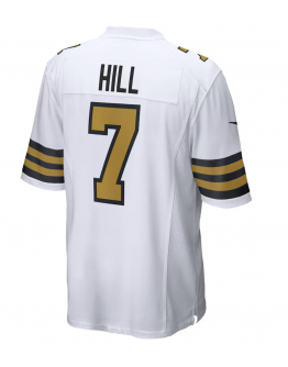 Men's New Orleans Saints Taysom Hill Nike White Alternate Game Jersey