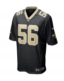 Men's New Orleans Saints Demario Davis Nike Black Game Jersey