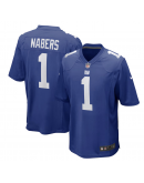 Men's New York Giants Malik Nabers Nike Royal Player Game Jersey