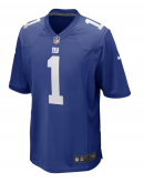 Men's New York Giants Malik Nabers Nike Royal Player Game Jersey