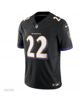 Men's Baltimore Ravens Derrick Henry Nike Black Vapor F.U.S.E. Limited Jersey