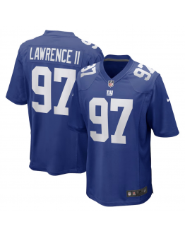 Men's New York Giants Dexter Lawrence II Nike Royal Team Game Player Jersey