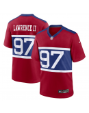 Men's New York Giants Dexter Lawrence II Nike Century Red Alternate Player Game Jersey