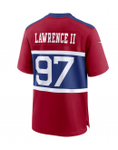 Men's New York Giants Dexter Lawrence II Nike Century Red Alternate Player Game Jersey