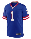 Men's New York Giants Malik Nabers Nike Royal 2nd Alternate Game Jersey