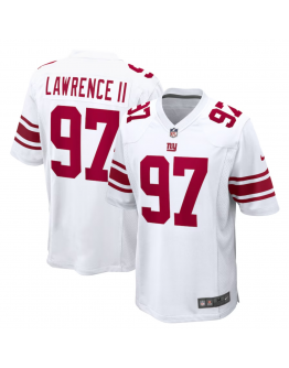 Men's New York Giants Dexter Lawrence II Nike White Game Player Jersey