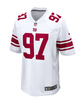 Men's New York Giants Dexter Lawrence II Nike White Game Player Jersey