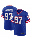 Men's New York Giants Dexter Lawrence II Nike Royal Classic Game Player Jersey