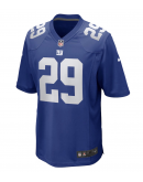 Men's New York Giants Tyrone Tracy Jr. Nike Royal Team Game Jersey