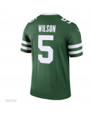 Men's New York Jets Garrett Wilson Nike Legacy Green Legend Player Performance Top