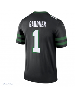 Men's New York Jets Ahmad Sauce Gardner Nike Black Alternate Legend Player Performance Top