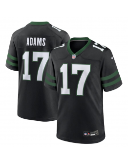 Men's New York Jets Davante Adams Nike Legacy Black Alternate Game Jersey