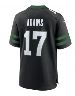 Men's New York Jets Davante Adams Nike Legacy Black Alternate Game Jersey