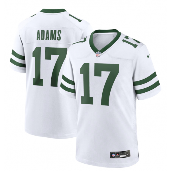 Men's New York Jets Davante Adams Nike Legacy White Game Jersey