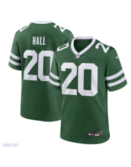 Men's New York Jets Breece Hall Nike Legacy Green Game Jersey