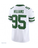 Men's New York Jets Quinnen Williams Nike Legacy White Vapor F.U.S.E. Limited Jersey