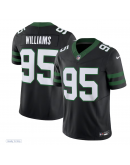 Men's New York Jets Quinnen Williams Nike Legacy Black Alternate Vapor F.U.S.E. Limited Jersey