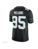 Men's New York Jets Quinnen Williams Nike Legacy Black Alternate Vapor F.U.S.E. Limited Jersey