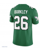 Men's Philadelphia Eagles Saquon Barkley Nike Kelly Green Alternate Game Jersey