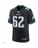 Men's Philadelphia Eagles Jason Kelce Nike Black Alternate Game Jersey