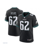 Men's Philadelphia Eagles Jason Kelce Nike Black Alternate Game Jersey